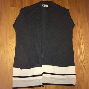 LOFT Striped Cardigan